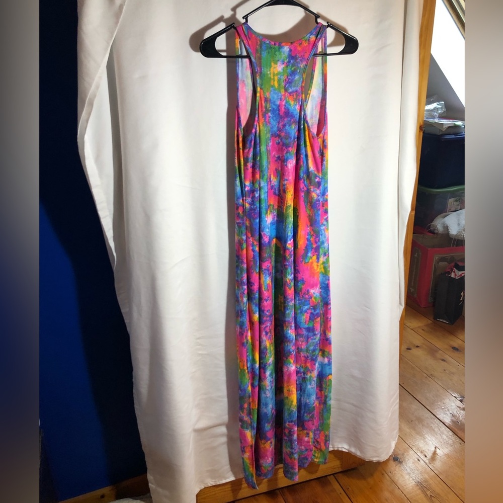 Women’s Multi Colored Maxi Dress, Size Large - Picture 8 of 10